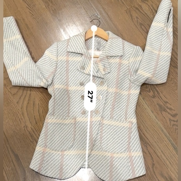 TRISTAN FITTED BLAZER WITH FLAP POCKETS SIZE P/S tweed academia preppy C2 - Picture 11 of 12